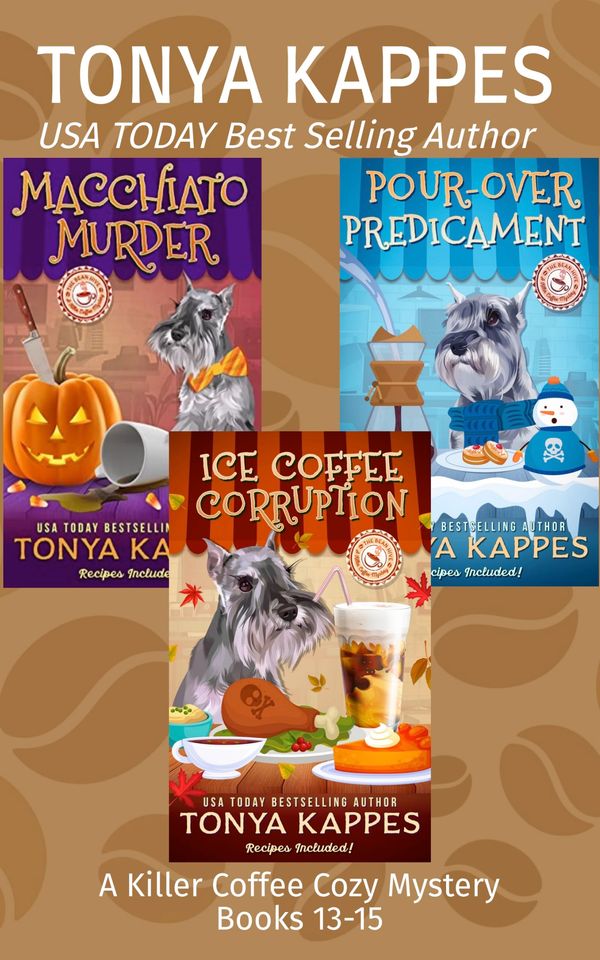 A Killer Coffee Mystery Series Books 13-15 Book Cover