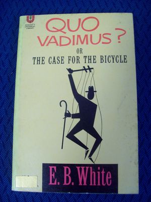 Quo Vadimus? Or the Case for the Bicycle