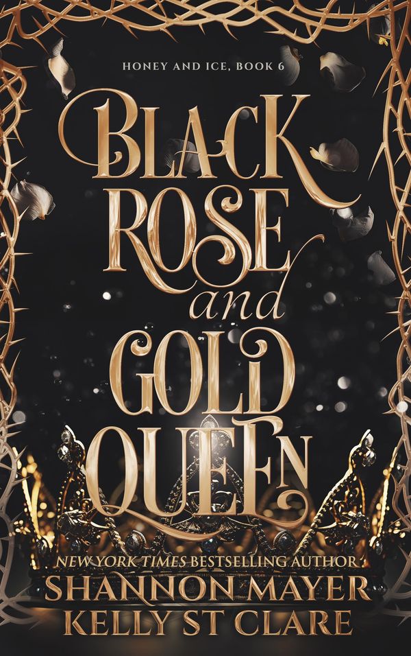 Black Rose and Gold Queen Book Cover