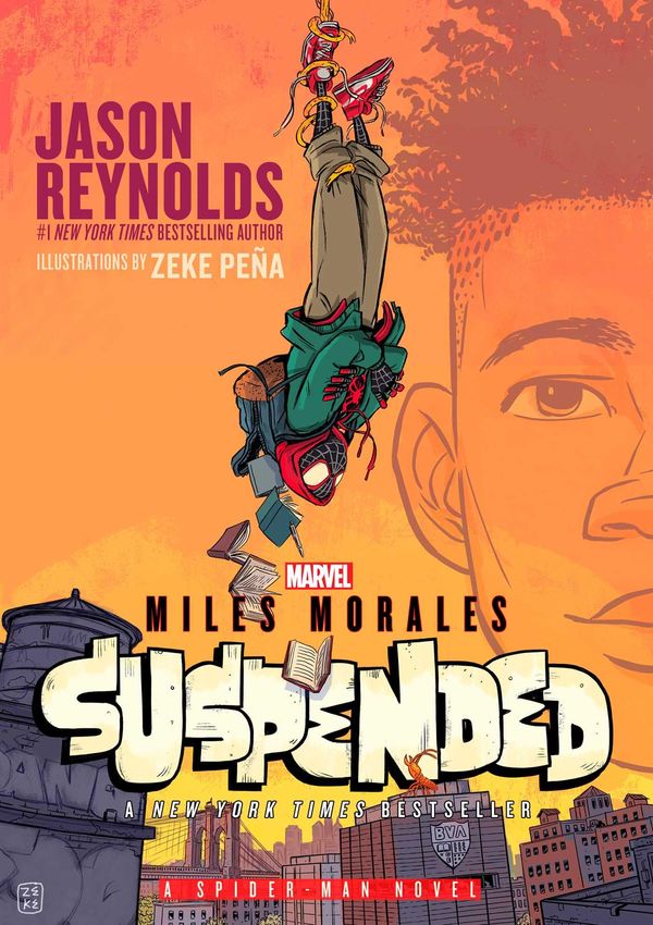 Miles Morales Suspended Book Cover