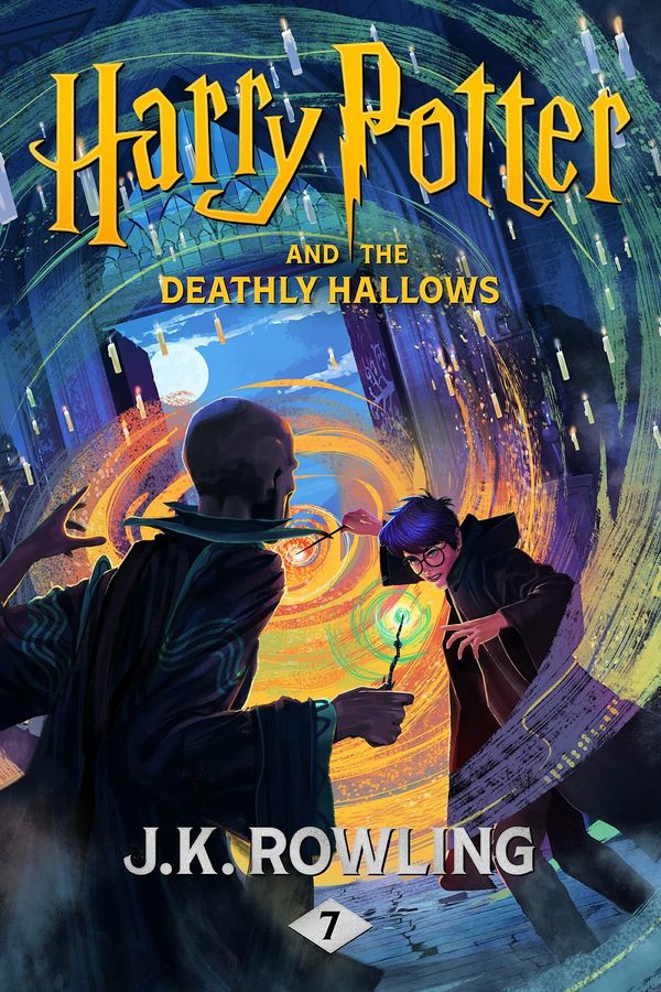 Harry Potter and the Deathly Hallows Book Cover