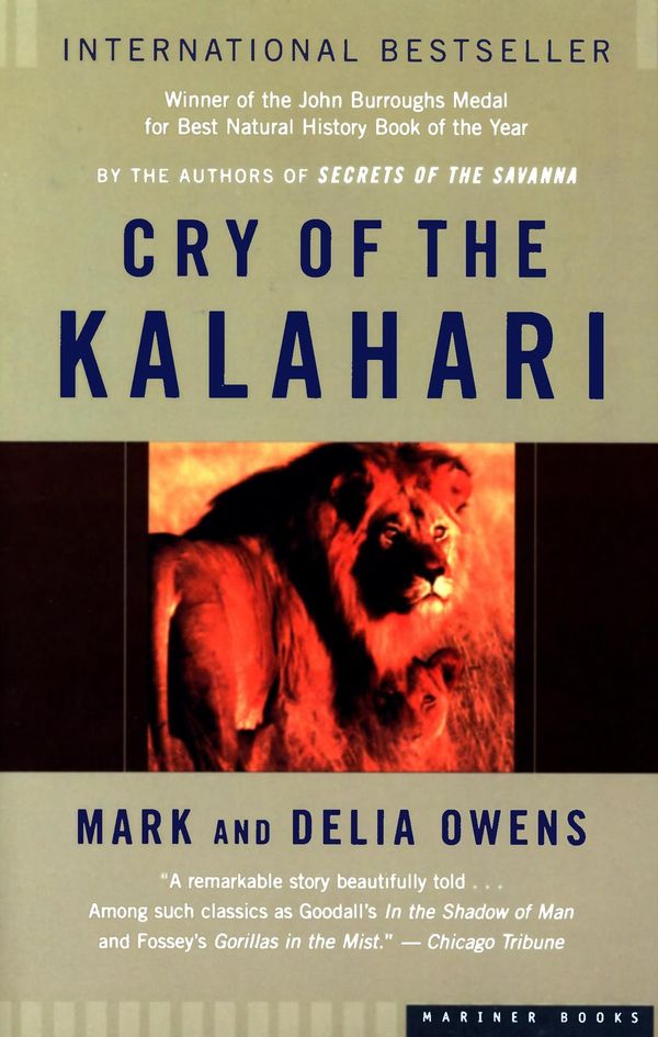 Cry Of The Kalahari Book Cover