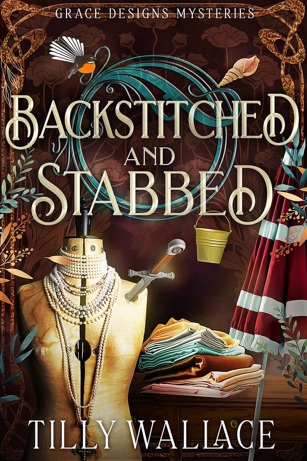 Backstitched and Stabbed Book Cover