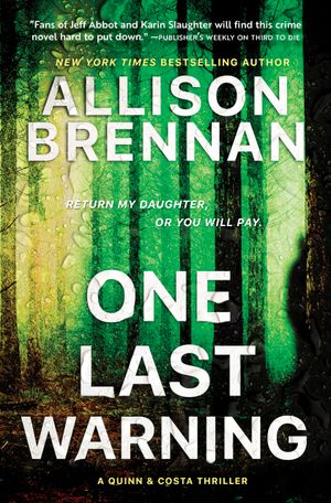 Recent book by Allison Brennan