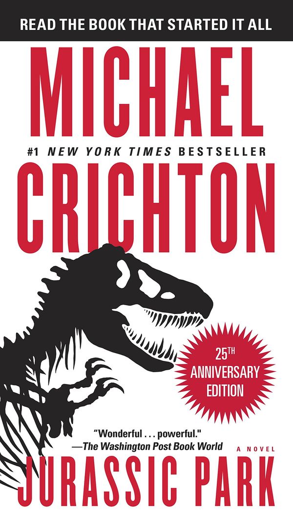 Jurassic Park Book Cover