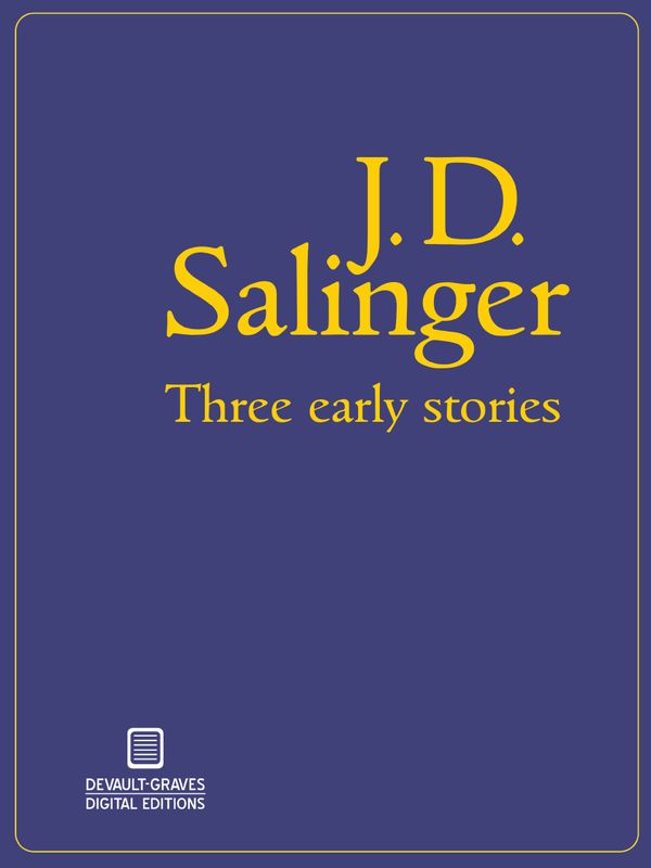 Three Early Stories Book Cover