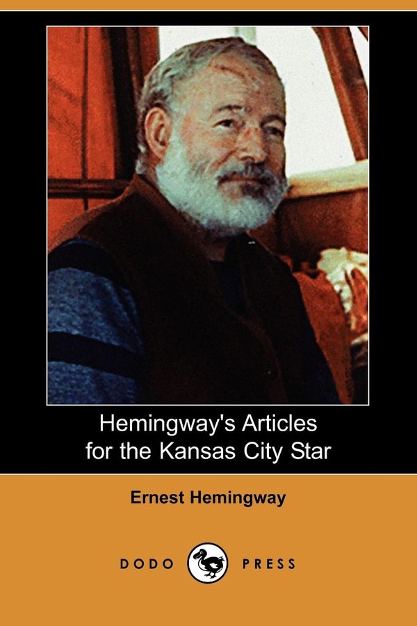Hemingway's Articles for the Kansas City Star Book Cover