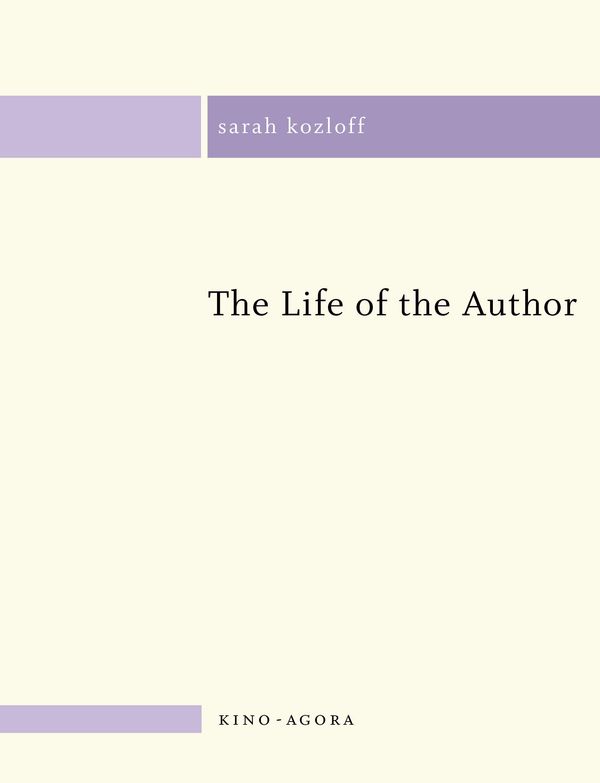 The Life of the Author Book Cover