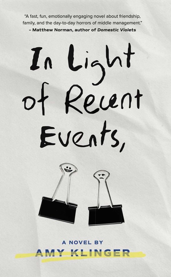 In Light of Recent Events Book Cover