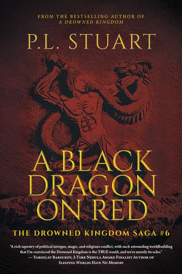 A Black Dragon on Red Book Cover