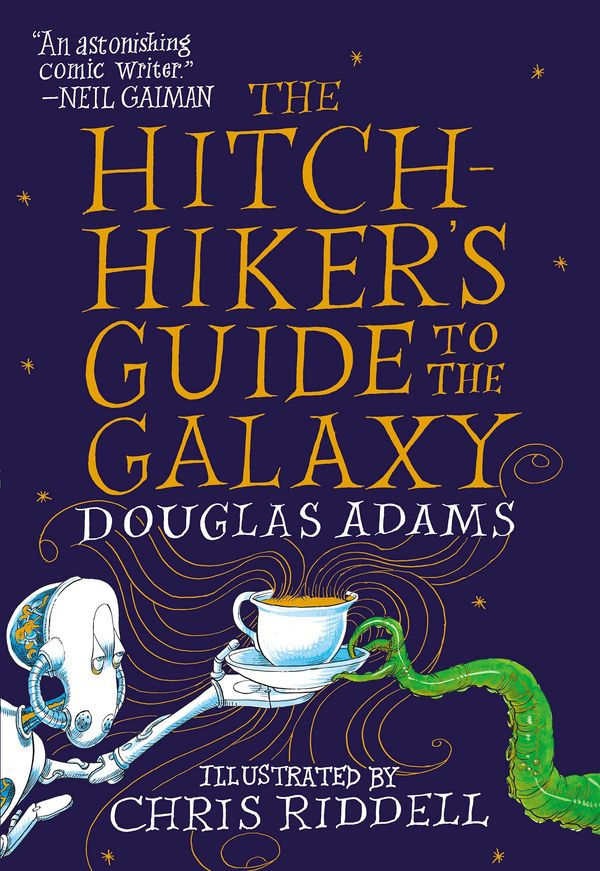 The Hitchhiker's Guide to the Galaxy Book Cover