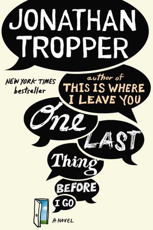 Recent book by Jonathan Tropper