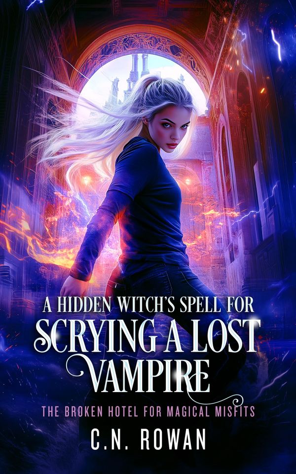 A Hidden Witch’s Spell For Scrying A Lost Vampire Book Cover