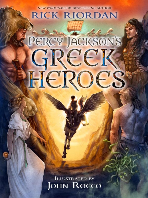 Percy Jackson's Greek Heroes Book Cover