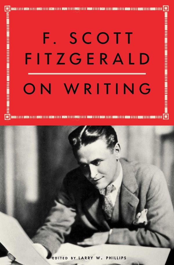 F. Scott Fitzgerald On Writing Book Cover