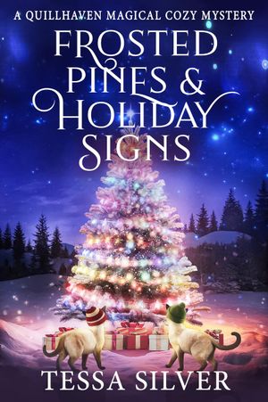 Frosted Pines & Holiday Signs