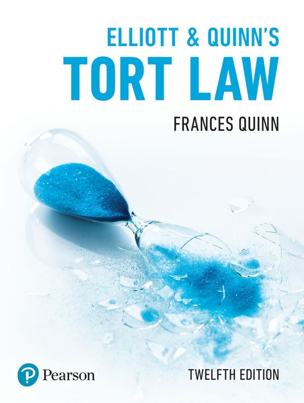 Elliott & Quinn's Tort Law Book Cover