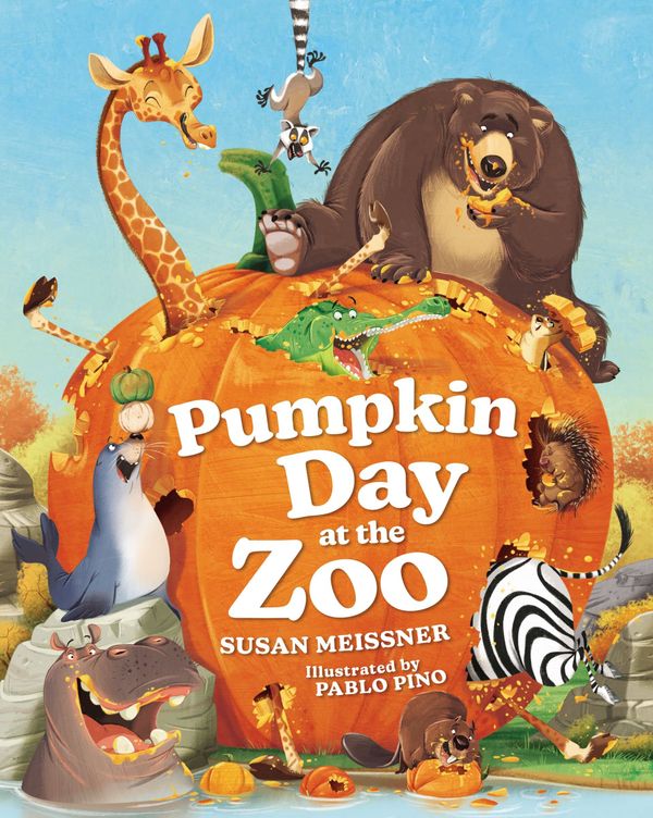Pumpkin Day at the Zoo Book Cover