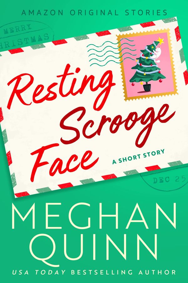 Resting Scrooge Face Book Cover