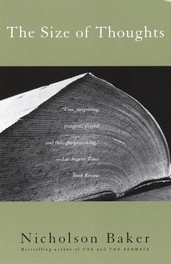 The Size of Thoughts Book Cover