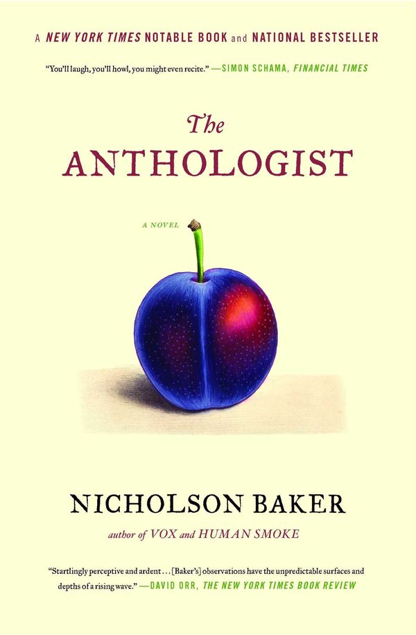 The Anthologist Book Cover