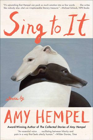 Recent book by Amy Hempel