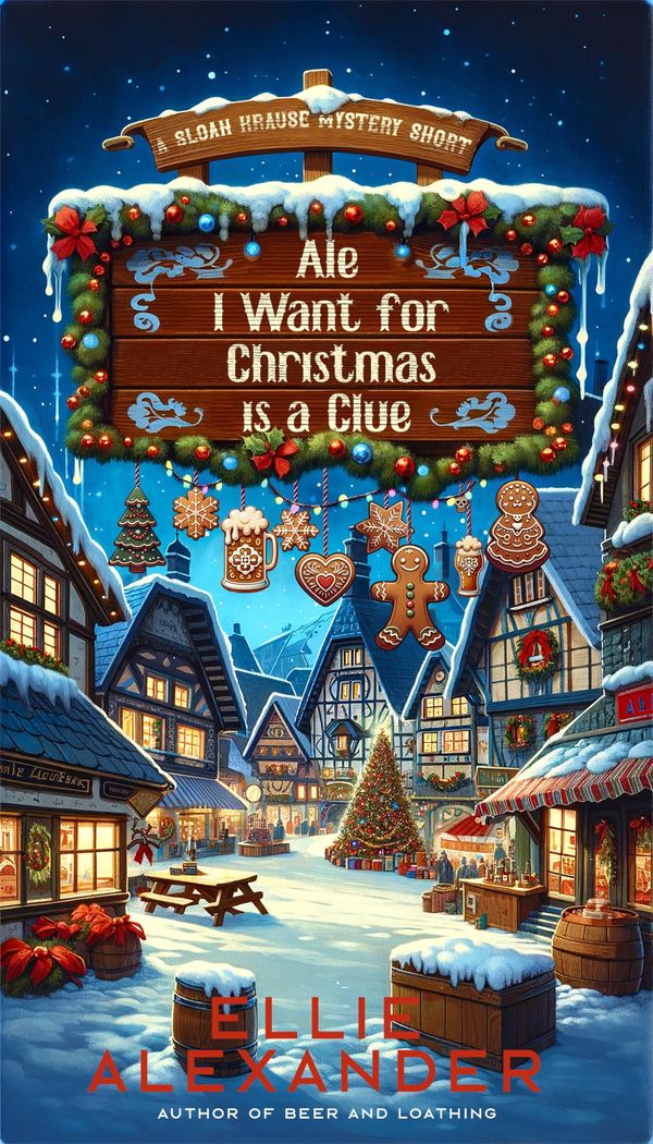 Ale I Want for Christmas is a Clue Book Cover