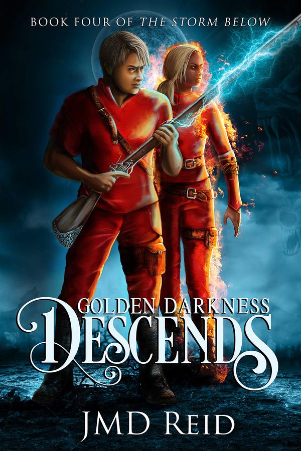 Golden Darkness Descends Book Cover