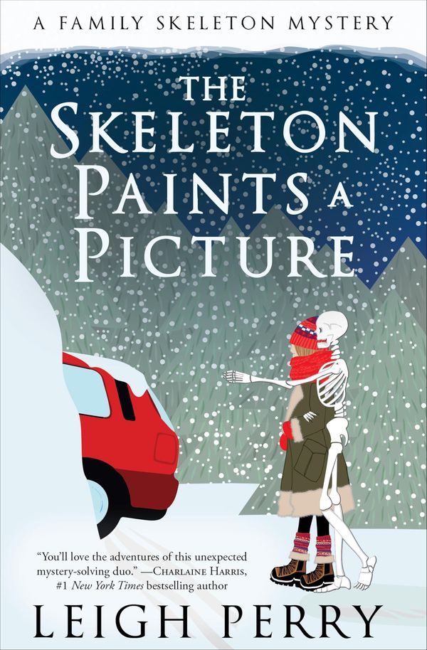 The Skeleton Paints a Picture Book Cover