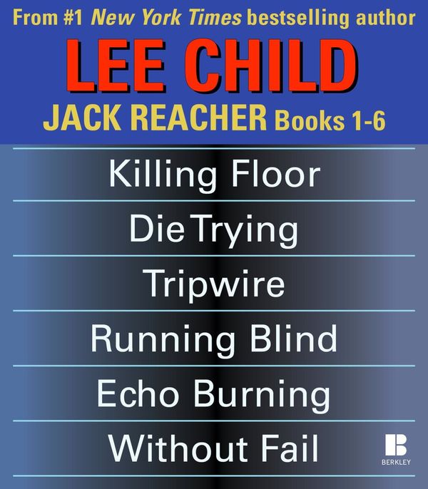 Lee Child's Jack Reacher Books 1-6 Book Cover