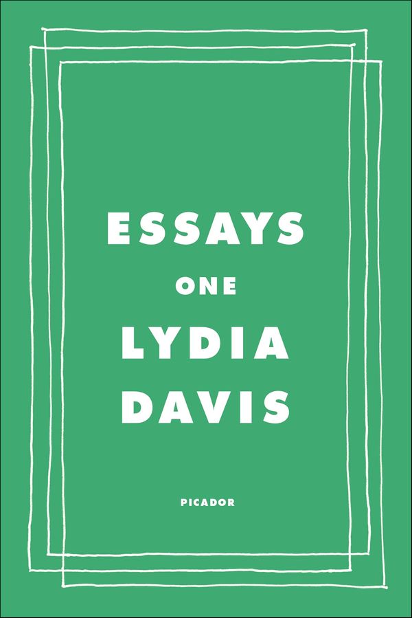 Essays One Book Cover