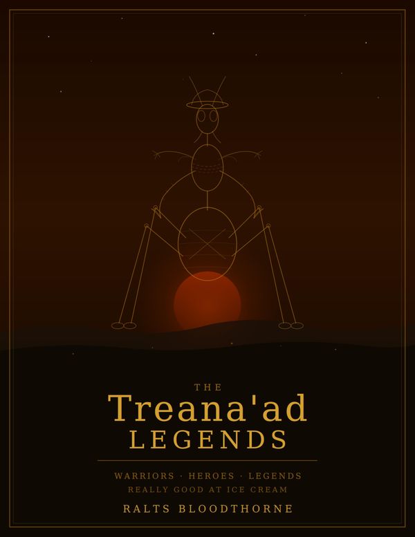 The Treana'ad Legends Book Cover