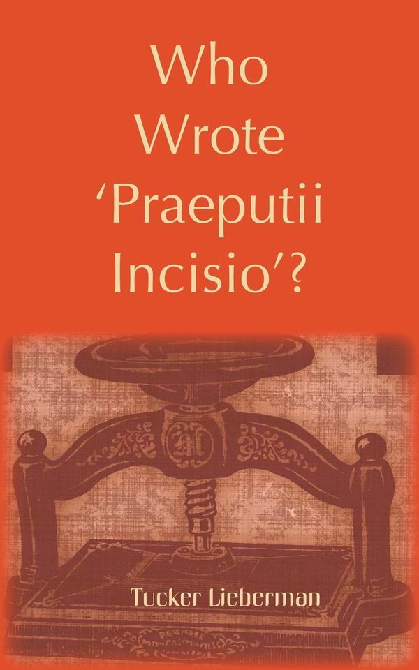 Who Wrote 'Praeputii Incisio'? Book Cover