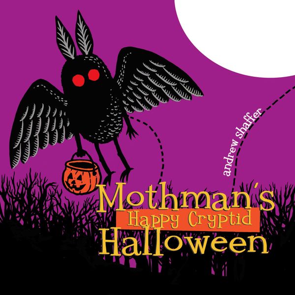 Mothman's Happy Cryptid Halloween Book Cover